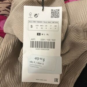 ZARA TURTLE NECK KNIT DRESS